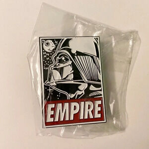 Star Wars Empire Enamel Metal Pin Double  Rubber Backing